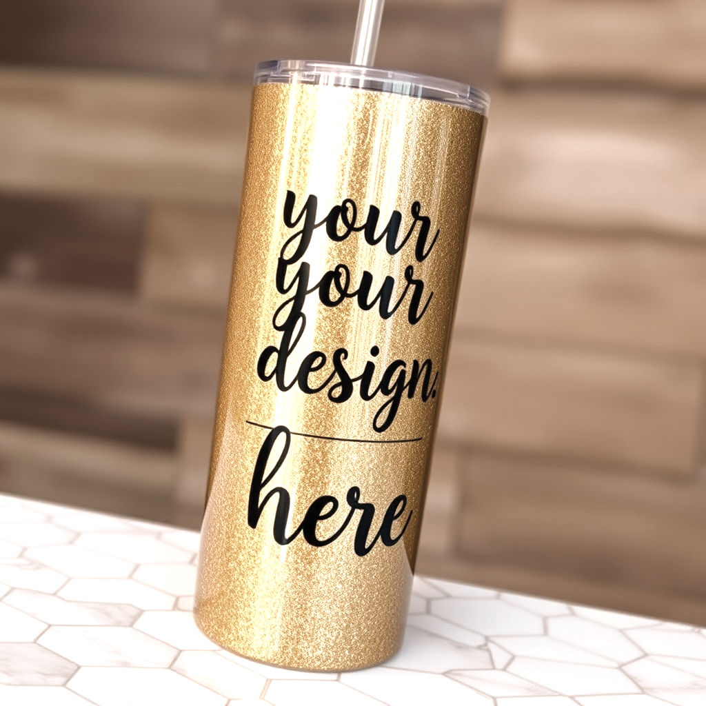 Glitter Tumbler 20oz Personalized
