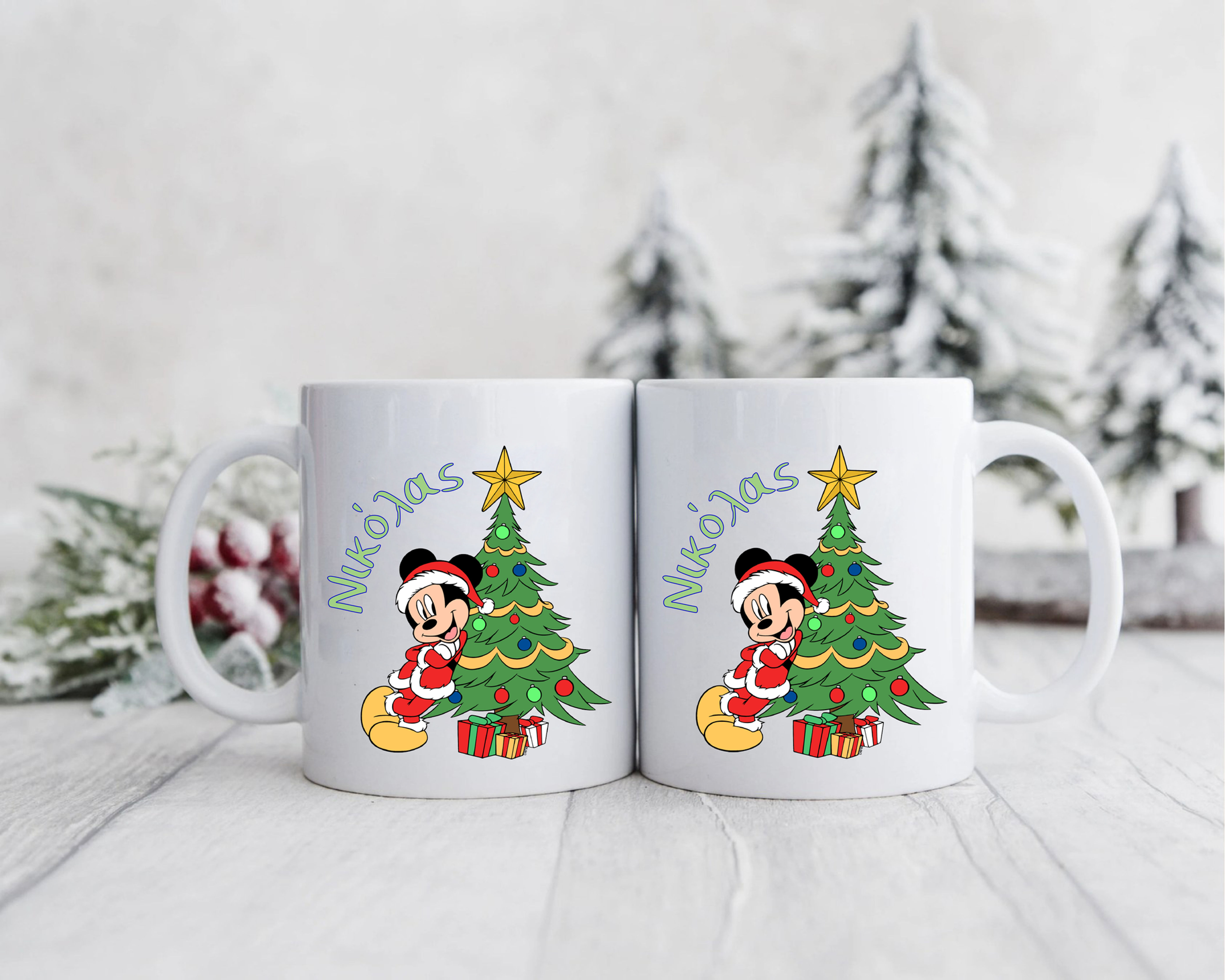 Mickey Christmas mug