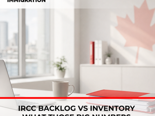 📊 IRCC Backlog vs. Inventory: What Those Big Numbers Really Mean