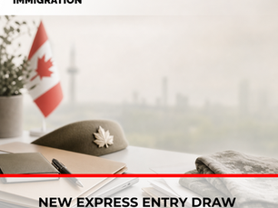 🎯 New Express Entry Draw for Skilled Military Recruits