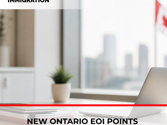 📊 New Ontario EOI Points: How Your Job Offer Is Scored