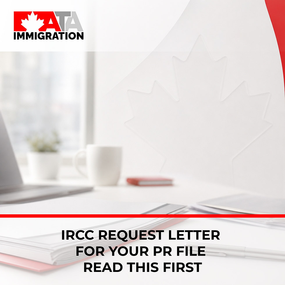 📩 IRCC Request Letter for Your PR File? Read This First