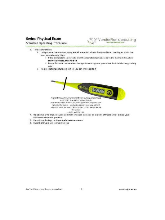 Thumbnail: Swine Physical Exam SOP