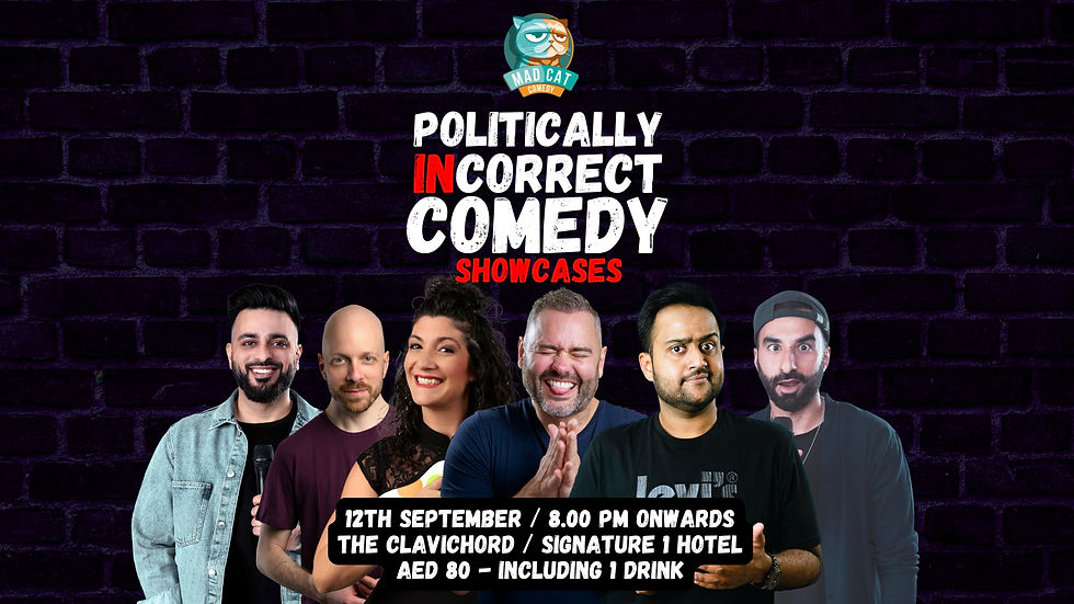 September 12th - Politically Incorrect Comedy - The Clavichord
