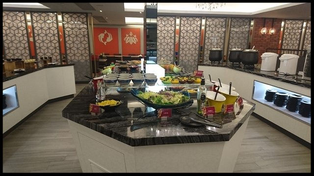interior buffet area