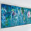 Thumbnail: Flowers in the mist (met baklijst) - 40x80x2
