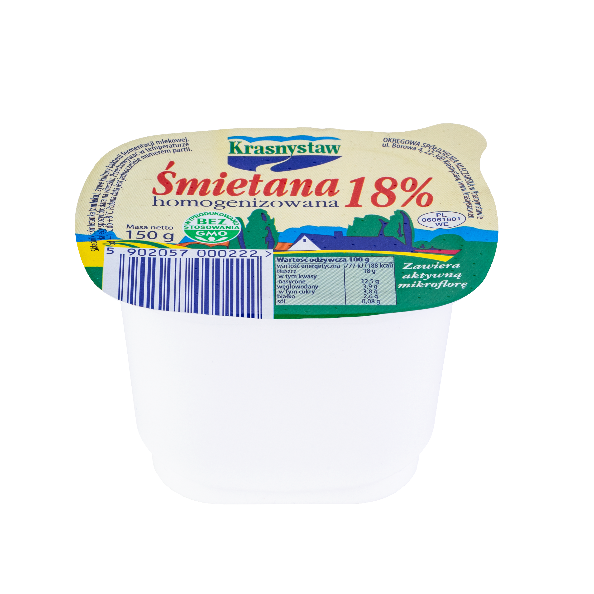 Śmietana 18% Krasnystaw