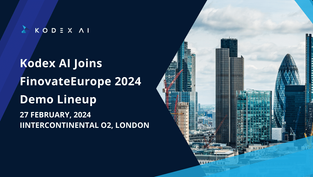 Kodex AI to Showcase GenAI Platform at FinovateEurope