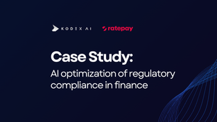 AI optimization of regulatory compliance in finance: Ratepay.