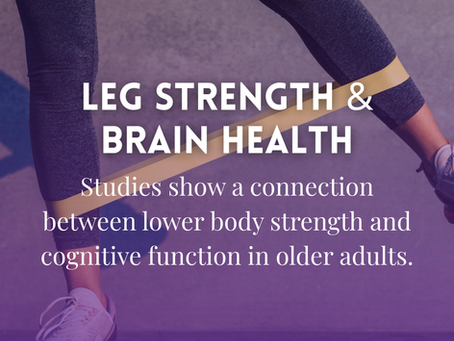 The Link Between Leg Strength and Cognitive Health in Older Adults