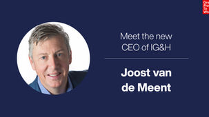 Meet the new CEO of IG&H: Joost van de Meent