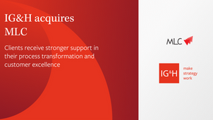 IG&H expands service portfolio for digital transformation with acquisition of MLC