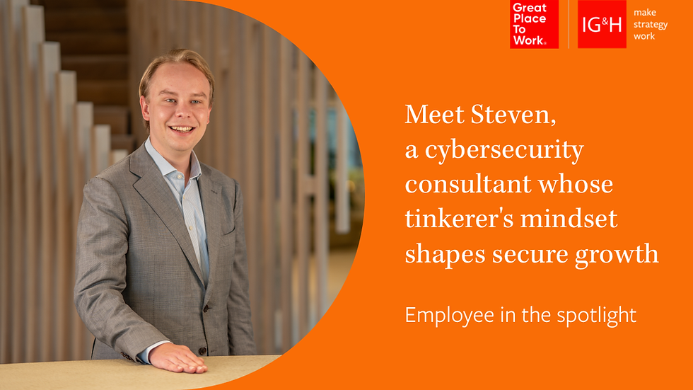 Meet Steven, a cybersecurity consultant whose tinkerer's mindset shapes secure growth