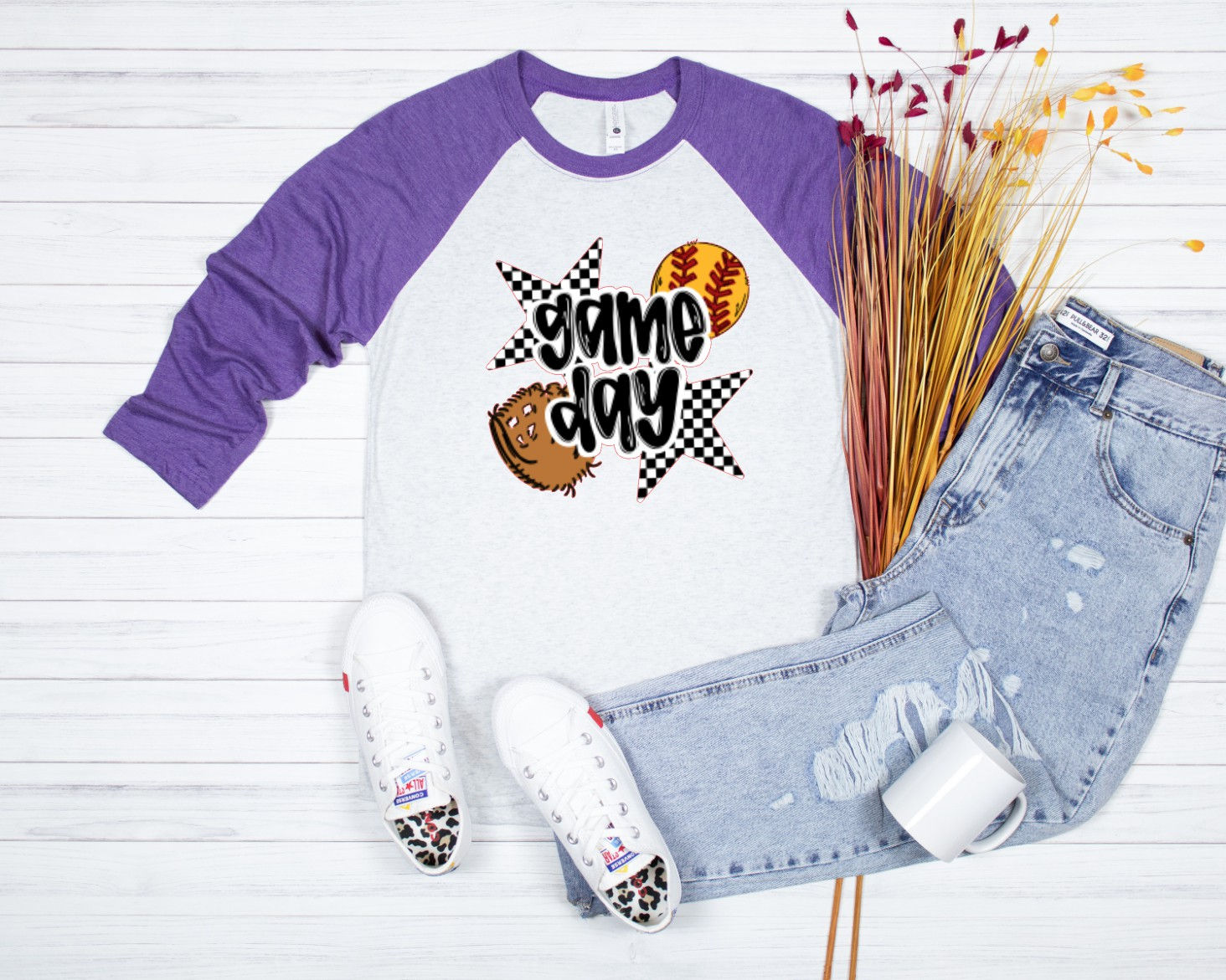 Softball Game Day Raglan