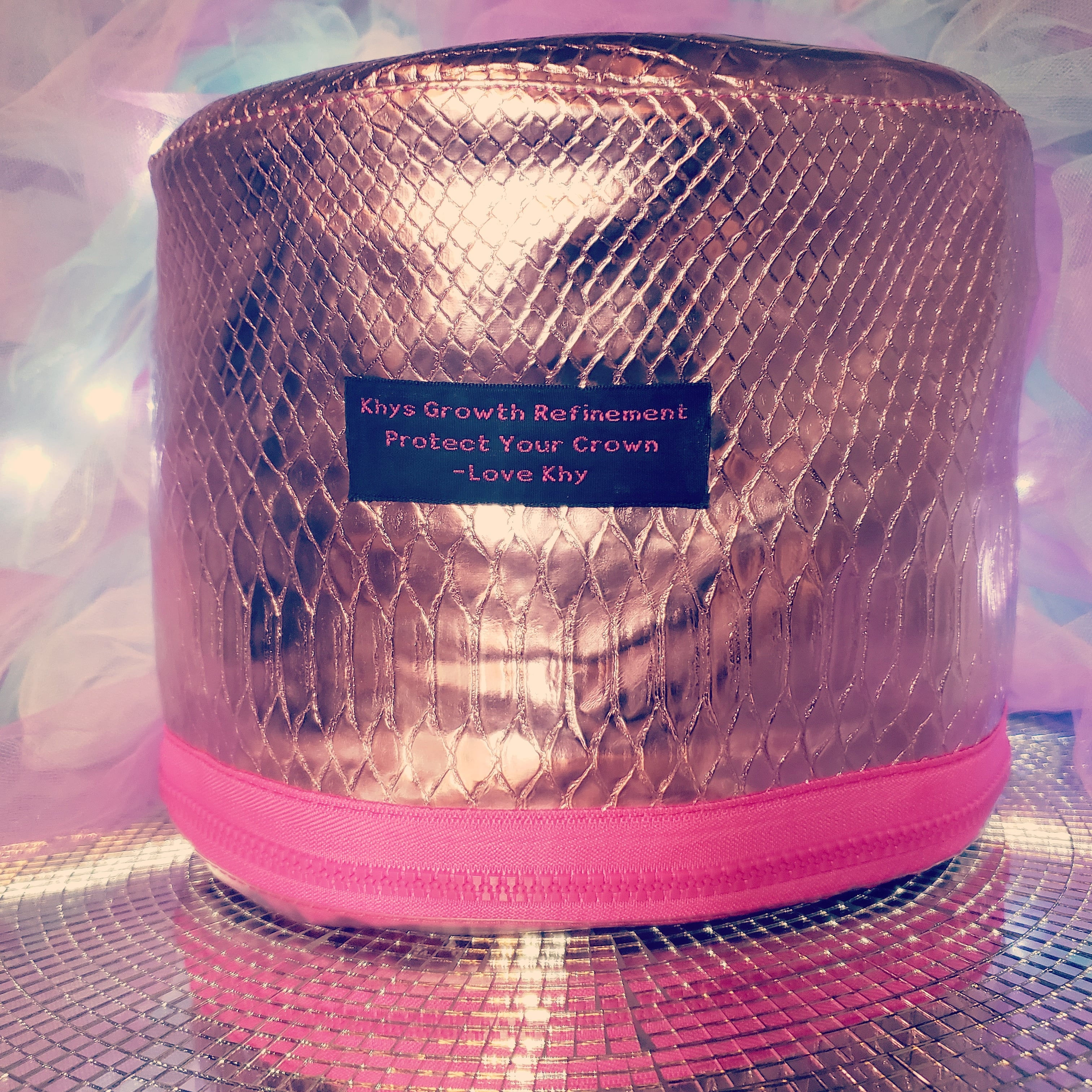 Khy's Electric Steam Hydration Treatment Cap- Metalic Pink