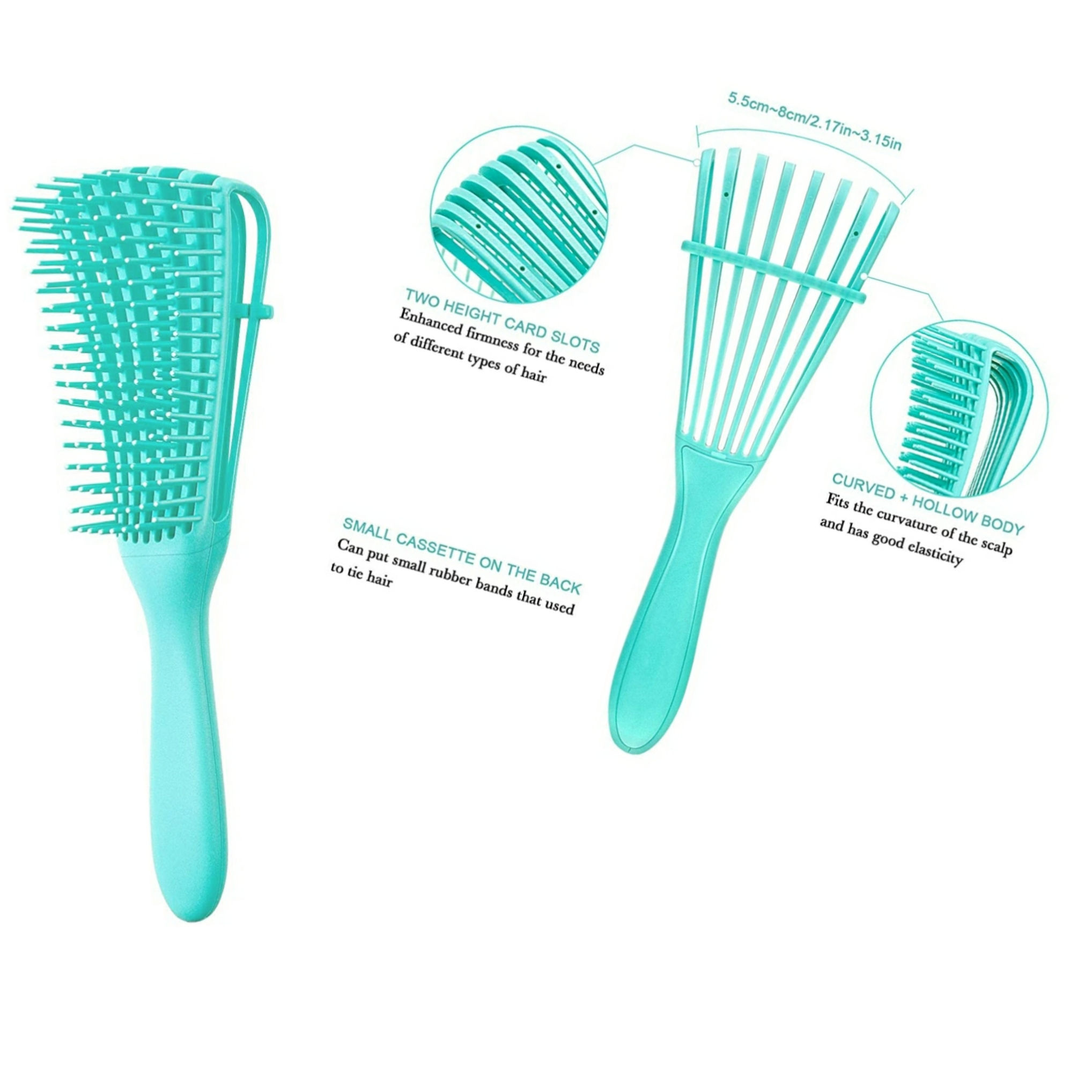 Turquoise Detangler Brush