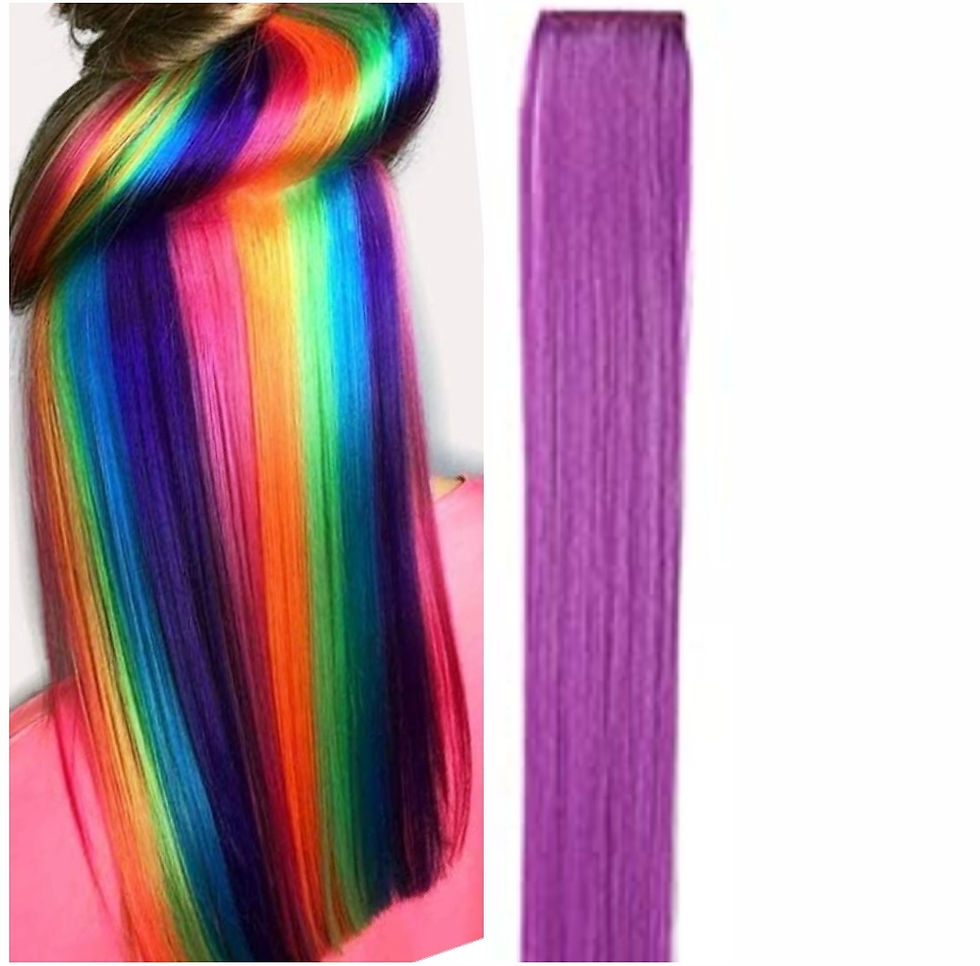 Kids Dark Purple Hair Extension