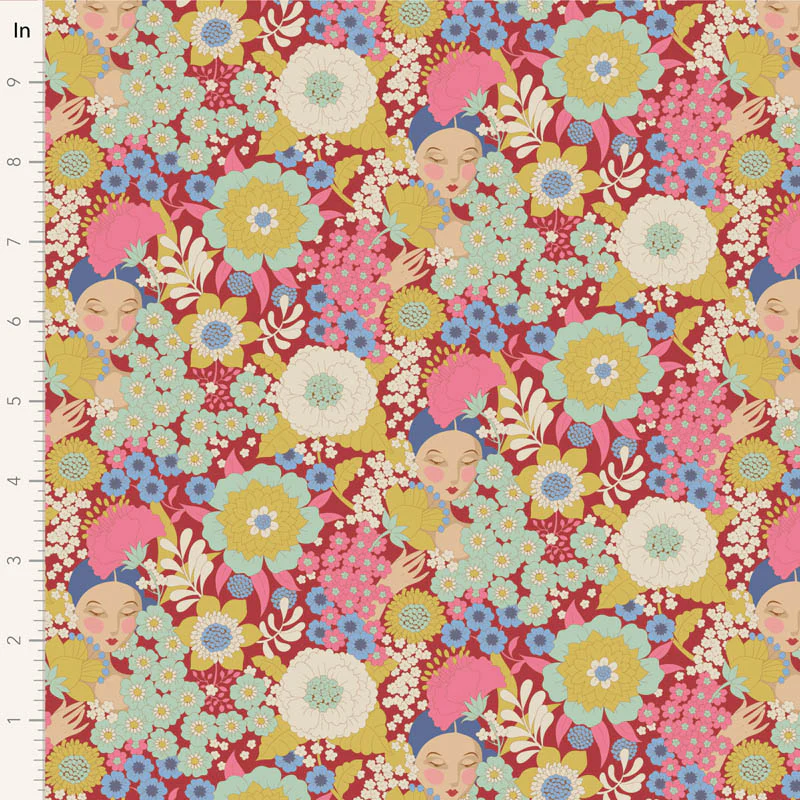 Wallflower - Burgundy PRE-ORDER - Available 1st June