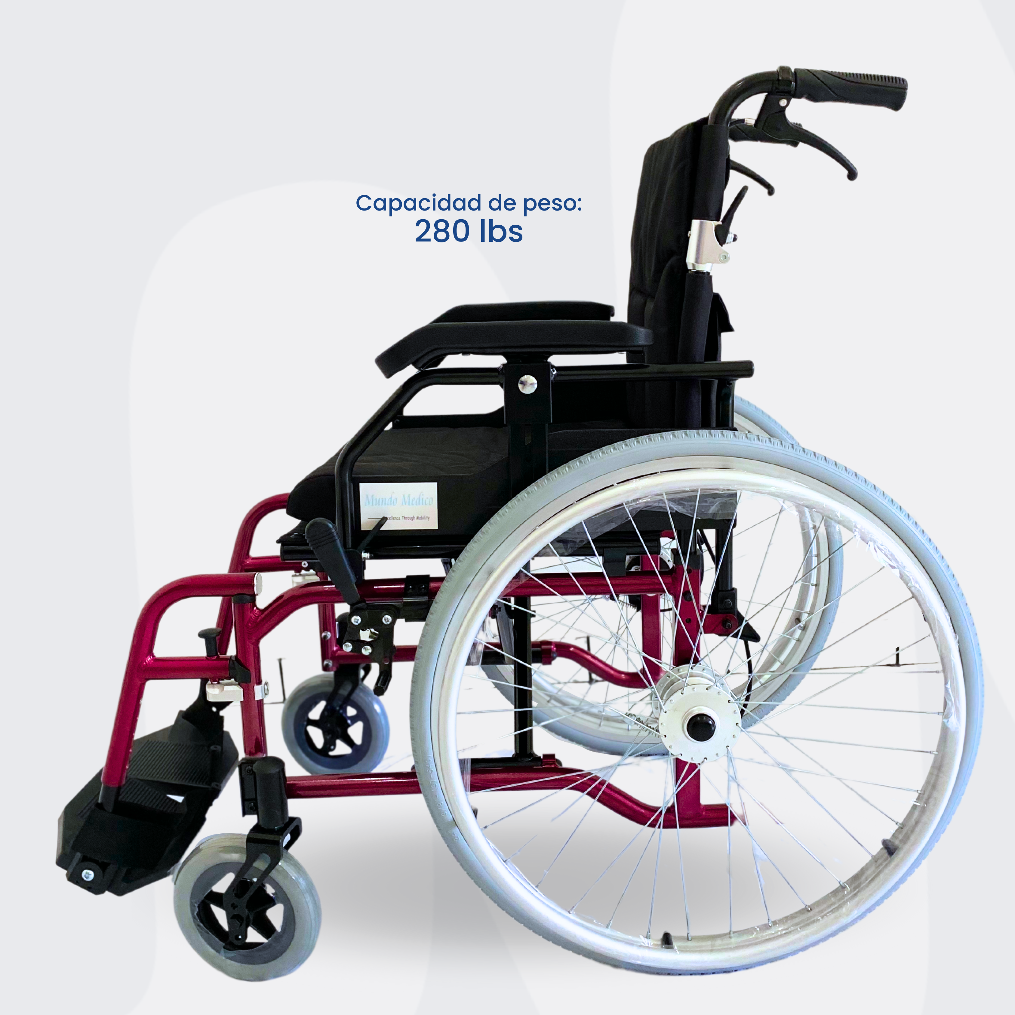 Silla de ruedas ALUMINIO PRO-RED