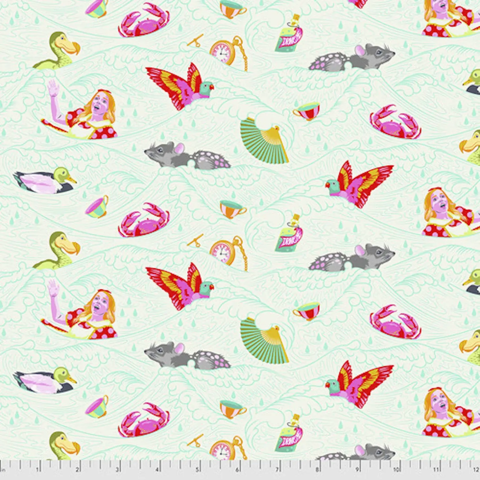 Tula Pink PWTP162 Curiouser & Curiouser Sea Of Tears Wonder Cotton Fabric