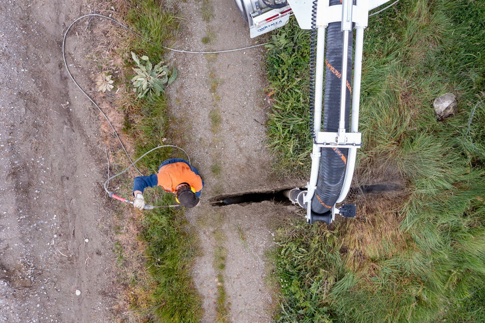 Trenching using Hydro Excavation Otago