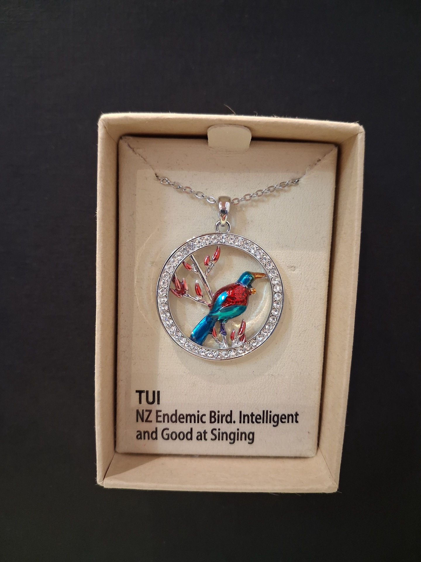 Kiwicraft Pendant Tui on Flax