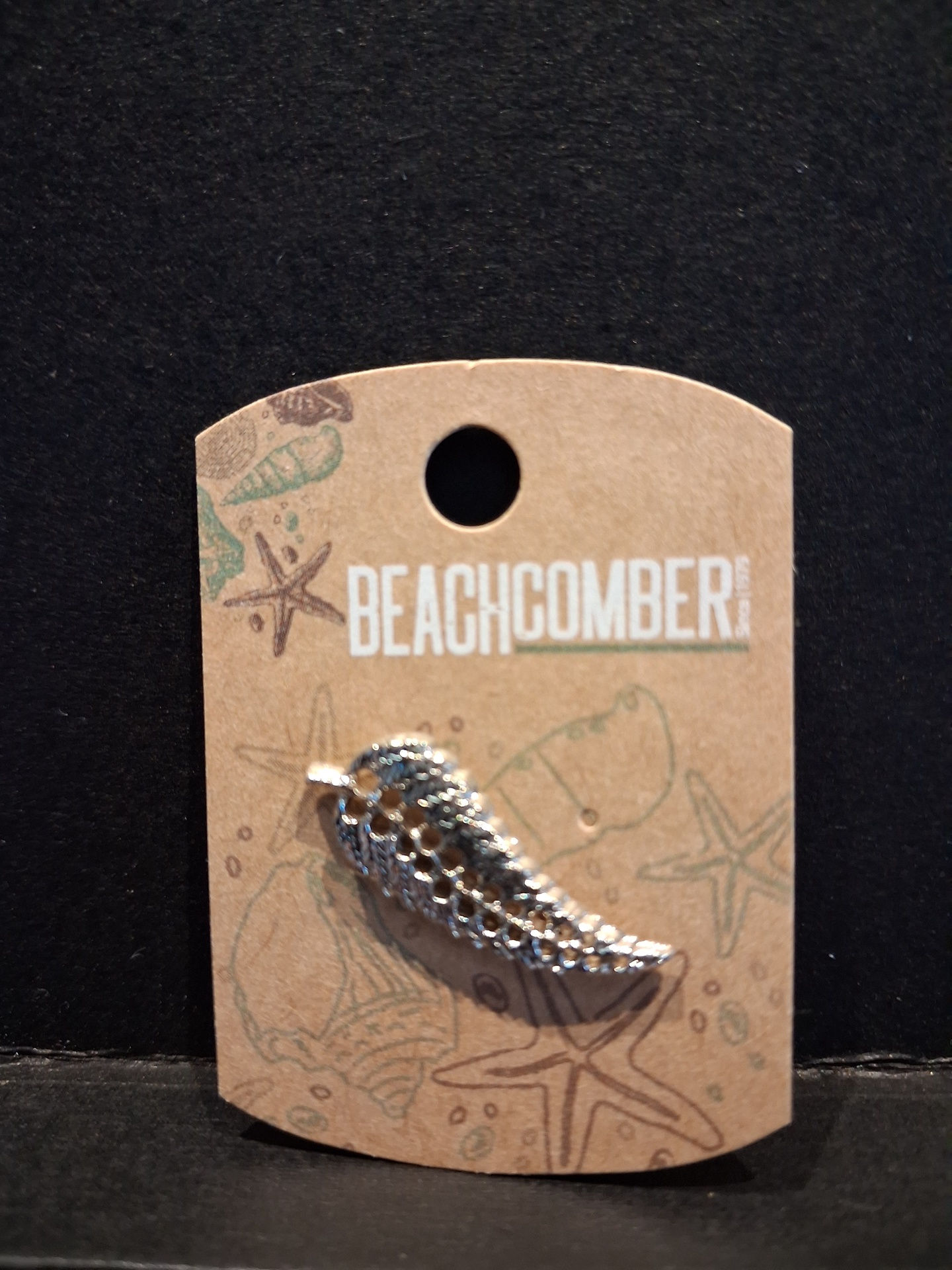 NZD Pin Fern Silver