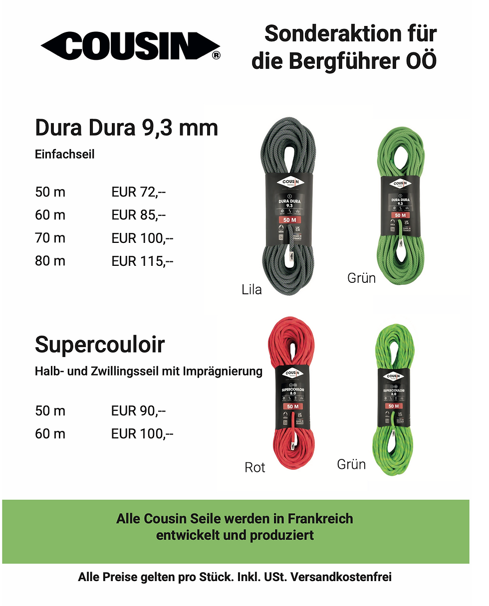 Miniaturbild: Halb- und Zwillingsseil SUPERCOLOIR 8mm 50-60 Meter