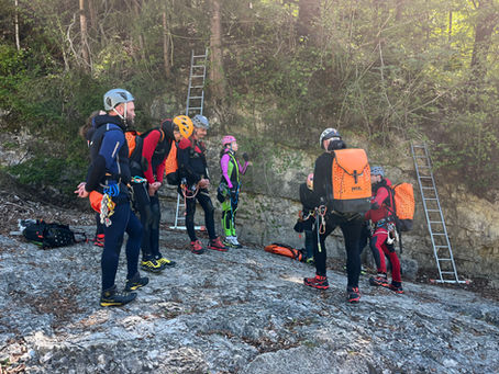 Start Canyoningausbildung 26/27