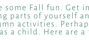 Self Care Tip: September