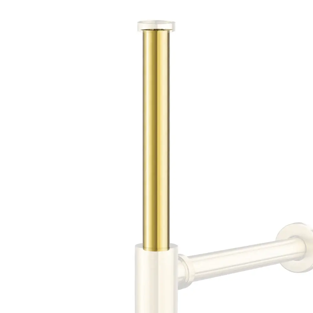 Extensor de sifón metálico (líne dorado mate)