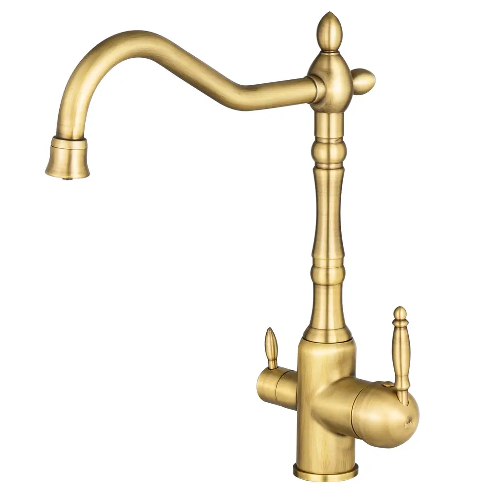 Grifo de filtro monocomando giratorio (Aran dorada mate)