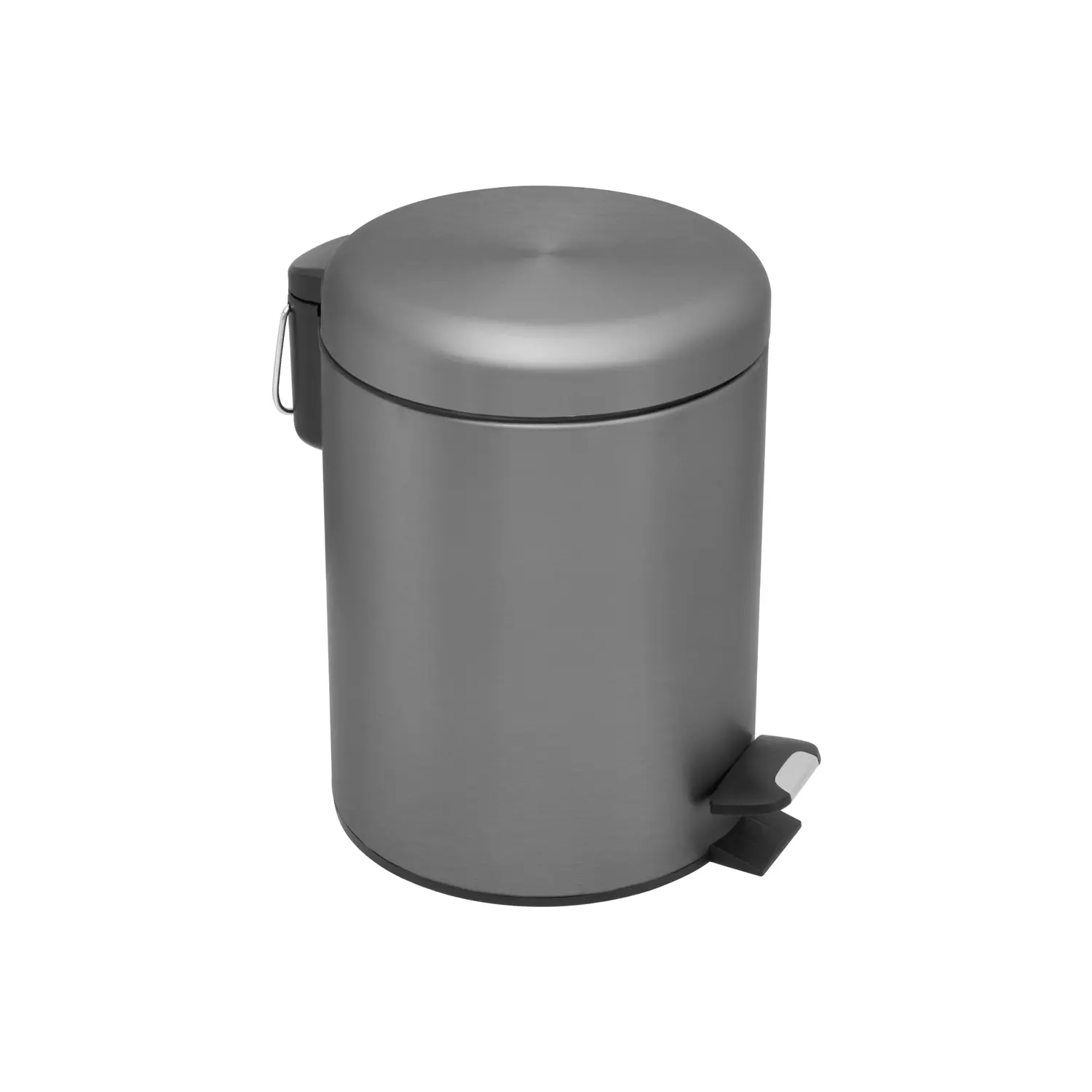 Basurero redondo con pedal 5 litros (Grafite)