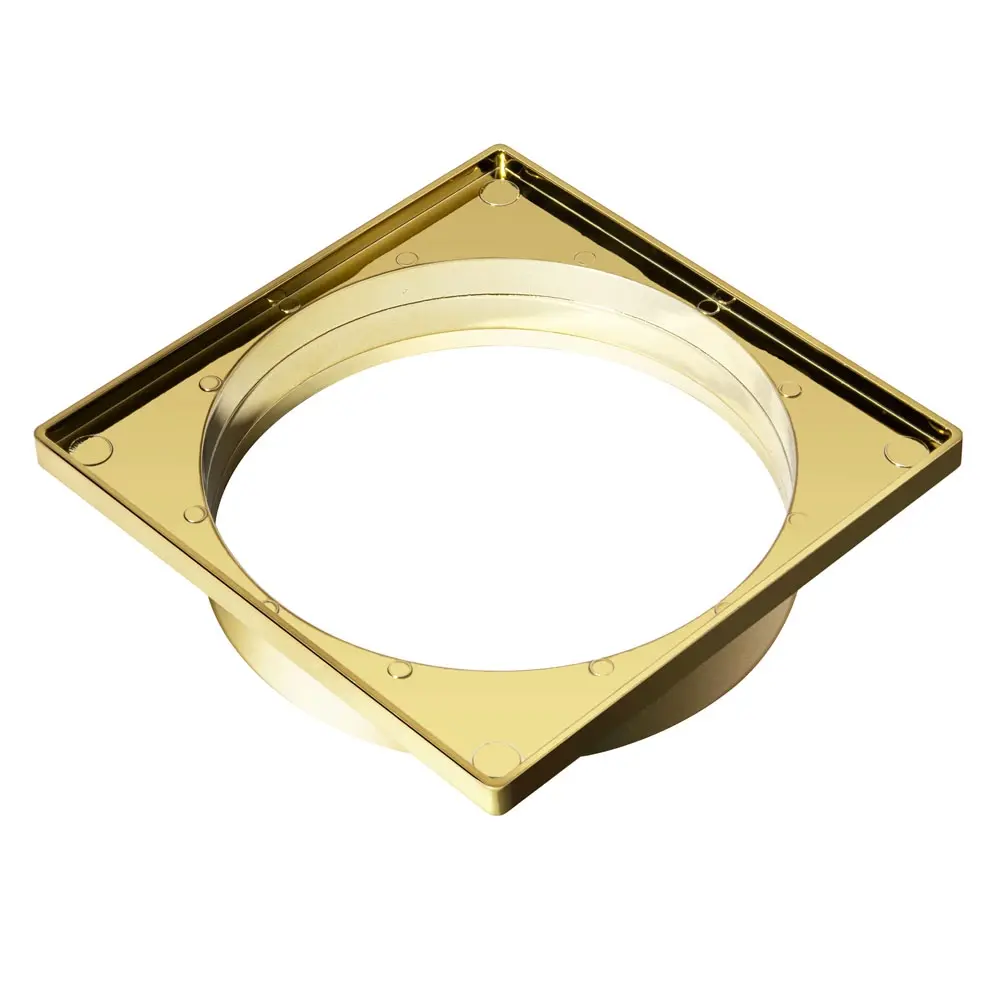 Porta rejilla 15x15 cm (dorado gold)