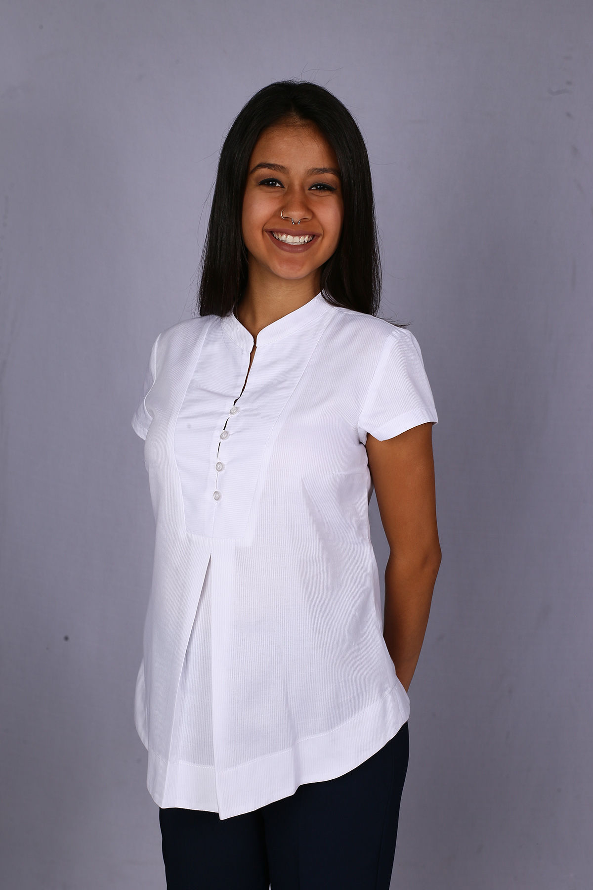 2259GR- Bata Gestante Gola Padre