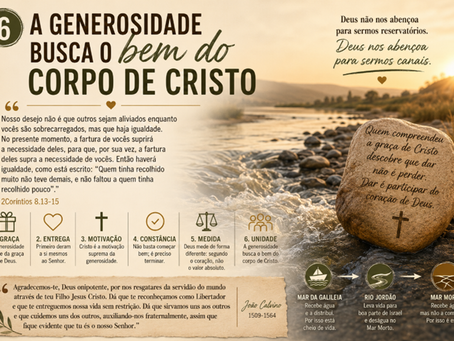 A GENEROSIDADE CRISTÃ, parte 4 de 4