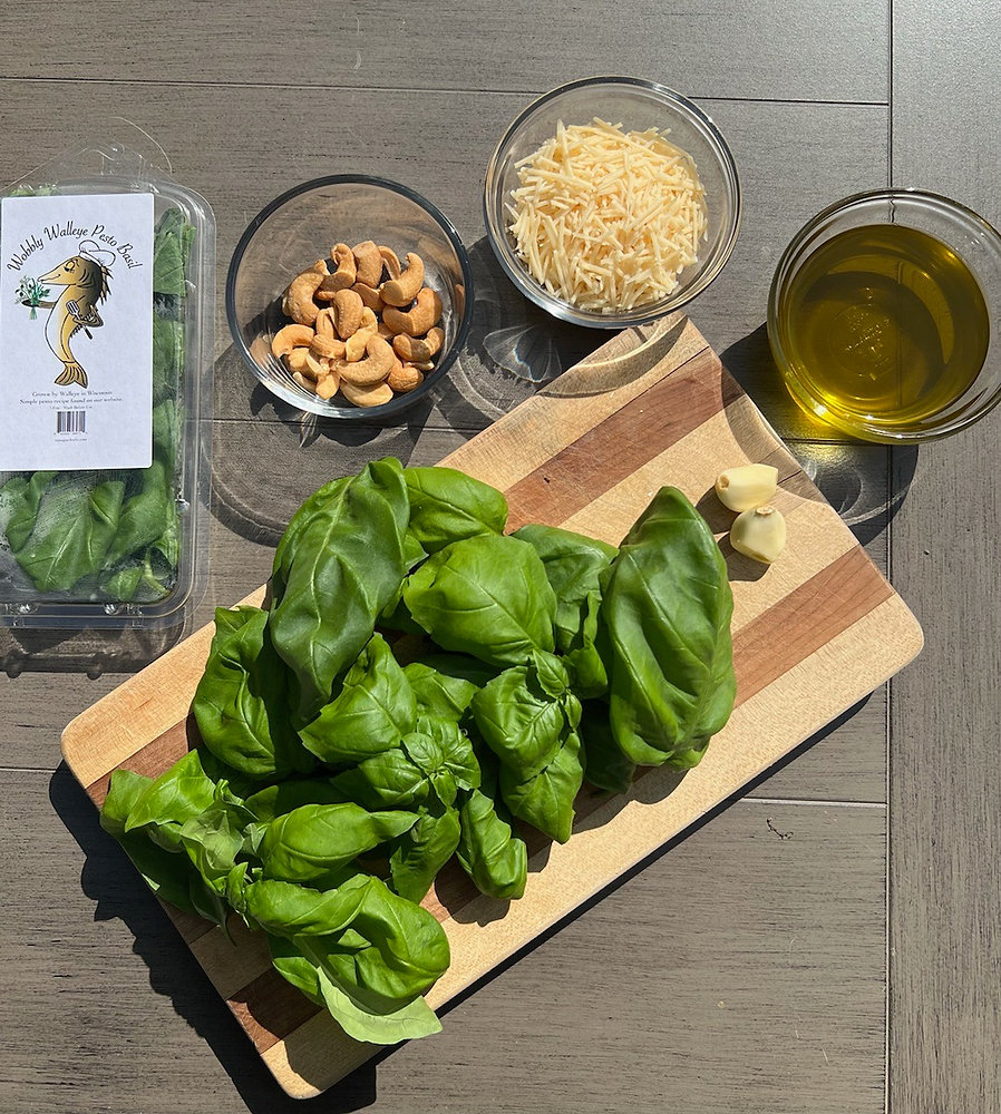 Wobbly Walleye Pesto Basil