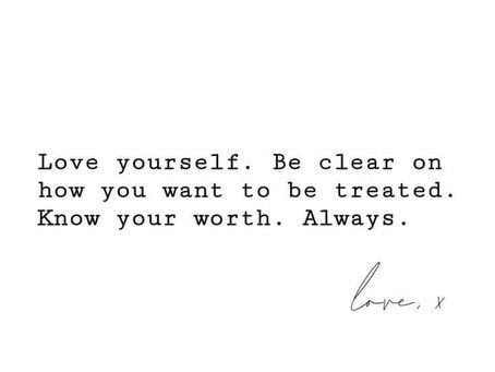 Be Intentional With Yourself Love-bug!