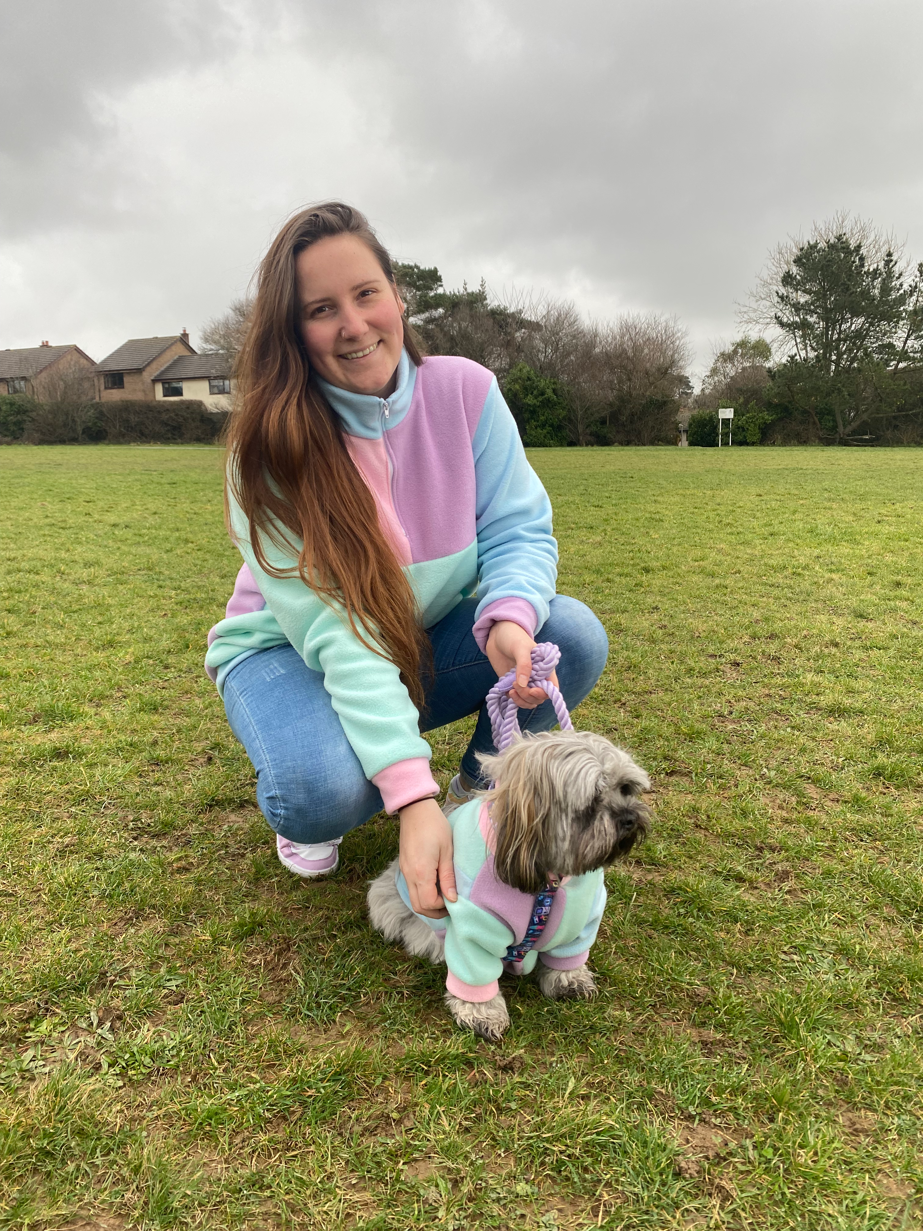 Christmas Hooman Fleece Pullover