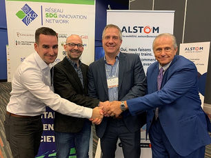 2022-11-09 Alstom s’associe à des experts et étudiants de l’École de technologie supérieure et l’Université Laval pour lancer un programme de recherche en soudage industriel.