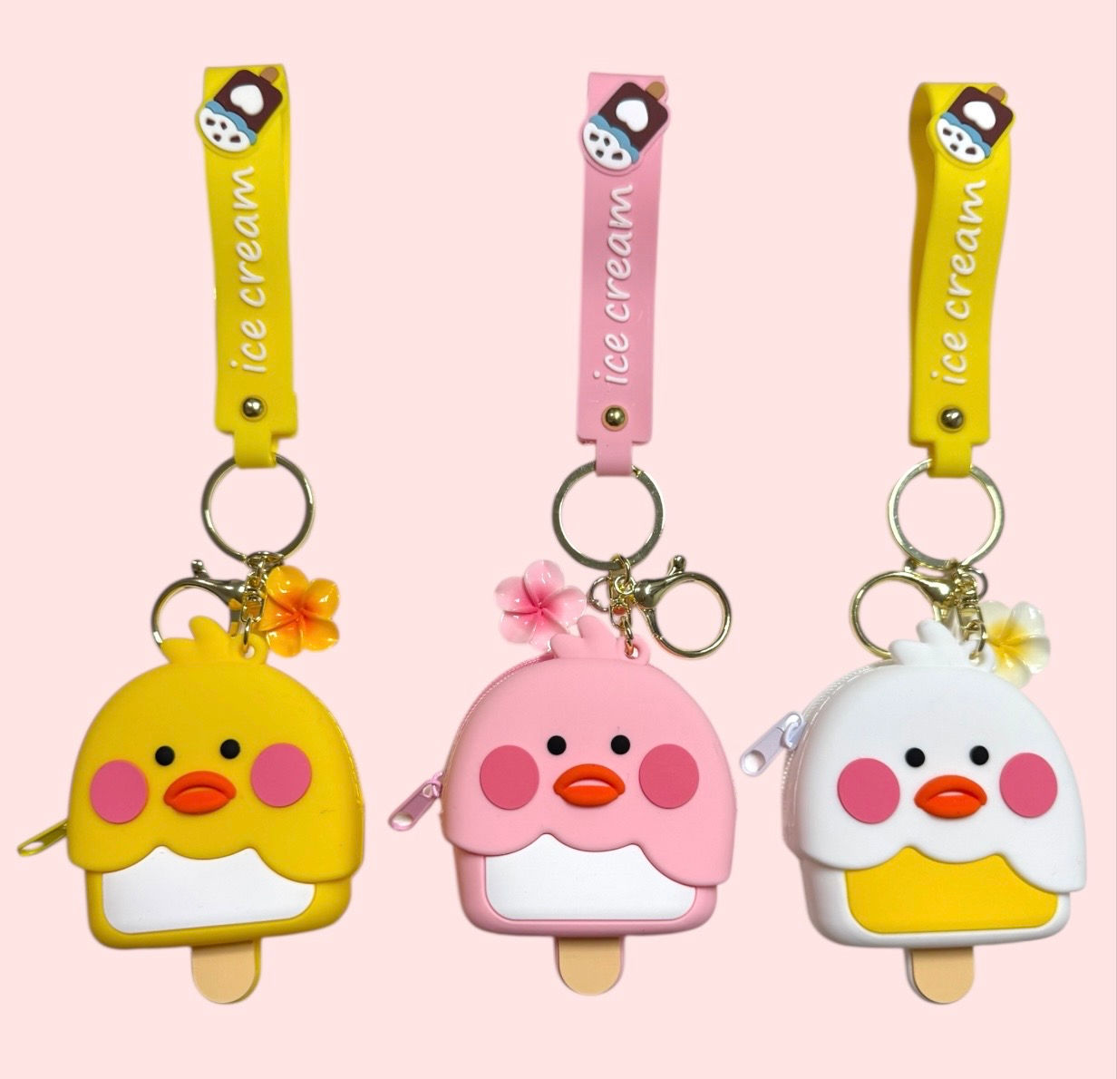 Cartoon silicone keychain