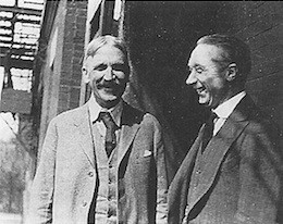 F. M. Alexander e o filósofo John dewey
