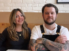 Emily Slagel, co-owner, and Joey Hilty, owner and chef, The Vandal.