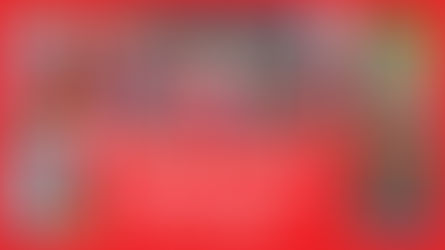 A multi-image collage with a red background and white text that reads "Celebrating Heritage." The top left image shows a young boy in a checkered apron holding a tray of food. The bottom left image shows a person frying food in a deep fryer. The top center image shows four girls in purple and pink tank tops and white skirts holding sticks. The top right image shows a person's hands holding a cup under a shaved ice machine. The bottom right image shows two people smiling and posing in a photo booth frame.