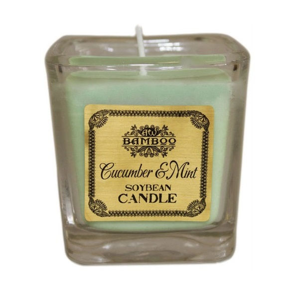 Cucumber & Mint Large Soybean Wax Scented Candle