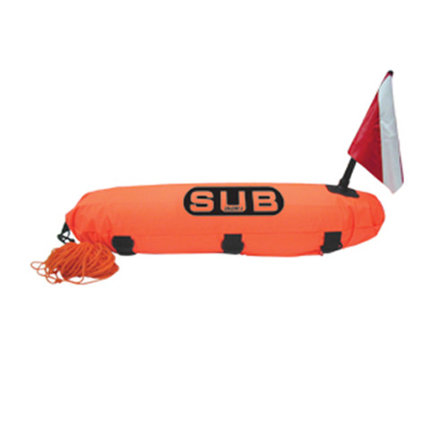 Torpedo diving marker buoy