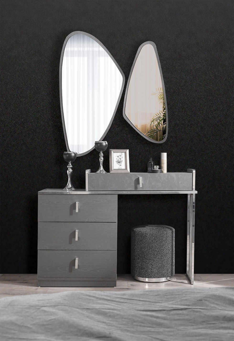 Küçük resim: Endam Gri Modern Yatak Odası Takımı