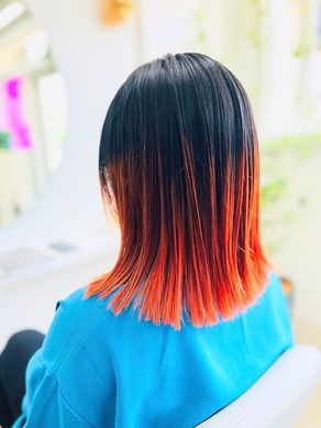 グラデーションオレンジボブ🍊