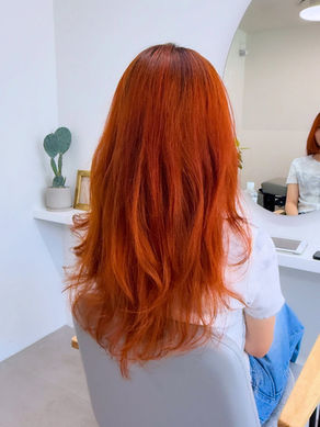 夏のオレンジレイヤースタイル🍊