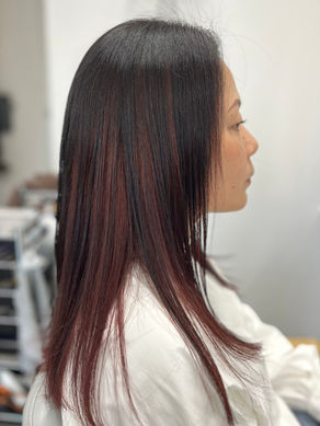 逆アンブレラカラー?